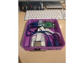 raspybox video Spiele Fall console raspberry pi case 3d print model - Mito3D