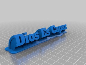 capaz office personalizado 3d print model - Mito3D