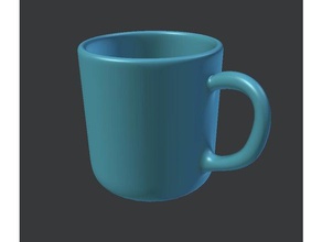 coffee mug kitchen dining cup mugs 3d print model - Mito3D
