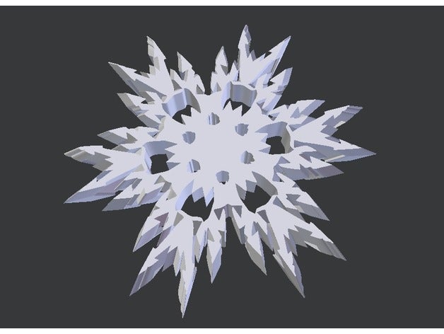 snowflake ornament Dekor Weihnachts-Dekoration Weihnachts-Dekorationen Weihnachten Ornamente Weihnachtsbaum snow flake 3D print model - Mito3D