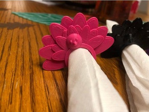 turkey shaped napkin holder kitchen dining 3d print model - Mito3D