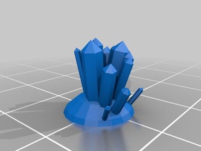 big fat crystialy crystial props customized 3d print model - Mito3D