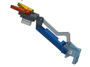 vorpal altı ayaklı kavrama kolu Robotik arduino hexapode yürüyen robot 3d print model - Mito3D
