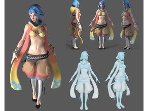 personaggio fantasy sculture 3d print model - Mito3D