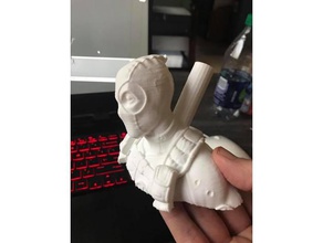 deadpool bong esculturas deadbong 3d print model - Mito3D