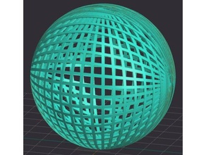Sphère en 3d 2 versions décor 3d print model - Mito3D