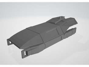 ut-47 kodiak nave pequeña escala de juguete juego accesorios efecto masa la espacial xwing miniaturas 3d print model - Mito3D