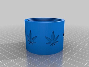 weed jar ii household supplies 3d print model - Mito3D