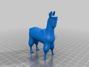 larry llama 3d impresión 3d print model - Mito3D