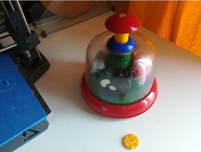 toupie topo rondelle dentrainement toy game accessories 3d print model - Mito3D