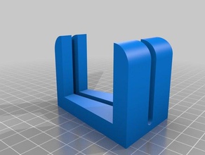 cable holder malm bed office customized 3d print model - Mito3D