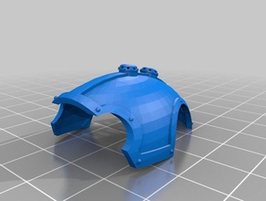 armorcast wardog remixed toys games 8mm adeptus titanicus warhound 3d print model - Mito3D
