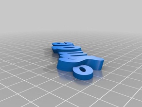 simone Schlüsselanhänger angepasst 3d print model - Mito3D