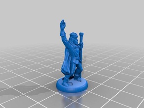 heroquest wizard 18mm version toys games hero quest wargaming 3d print model - Mito3D