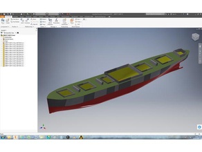 3 liberty gemi rc tekne revizyon hobi 3d print model - Mito3D