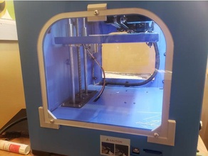 qidi xone 2 extraíble ventana del lado monte 3d de la impresora accesorios tecnología 3d print model - Mito3D