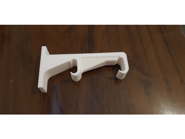 guida di tenda titolare montaggio a parete sostituzione parti 3D print model - Mito3D