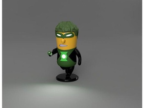 los cacahuetes universo exclusivo de green lantern modelos figura acción alternativa héroe héroes en miniatura minion 3d print model - Mito3D
