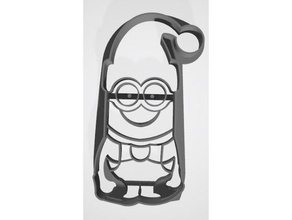 christmas minion cookie cutter kitchen dining baking tools cookies minions 3d print model - Mito3D