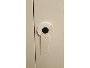 el agarre de la puerta control abn gabinete reemplazo partes 3d print model - Mito3D