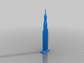 space launch system nasa vehicles 3d print model - Mito3D