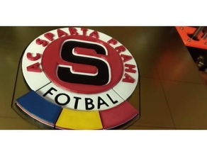 ac sparta logo signs logos acs football multicolor 3d print model - Mito3D