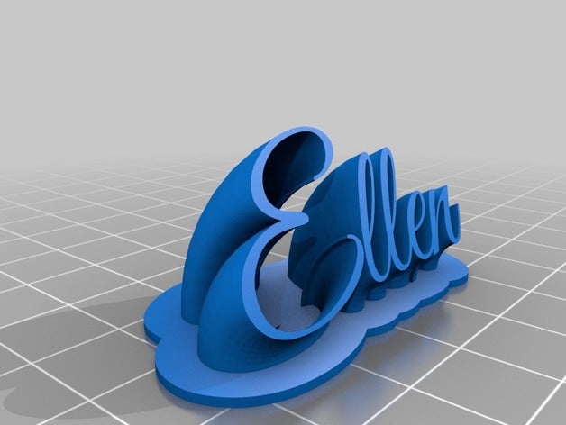 ellen kartı yerleştirin ofis özelleştirilmiş 3D print model - Mito3D