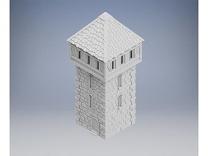 torre medievale fatto da tavolo di gioco gli edifici strutture 3d print model - Mito3D