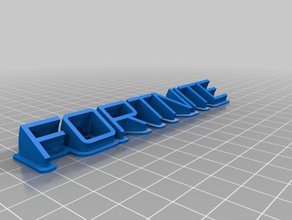 fortnite office personalizado 3d print model - Mito3D
