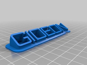 gideon office customized 3d print model - Mito3D