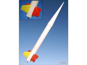 nike humo 1124 escala v2 modelo de cohete rc vehículos estes a 3d print model - Mito3D