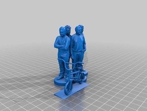 homme 255 258 Skulpturen 3d print model - Mito3D