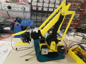 customizable robotic arm parametric robotics robot 3d print model - Mito3D