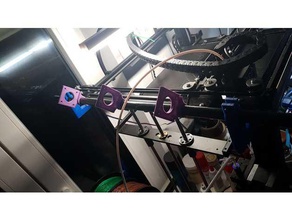 simple carbon tube holder v-slot 3d printer accessories extruder mount tronxy x5s 3d print model - Mito3D
