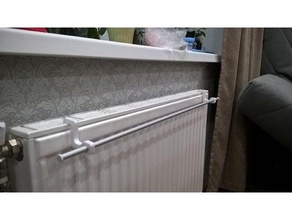 radiator towel holder household 3d print model - Mito3D