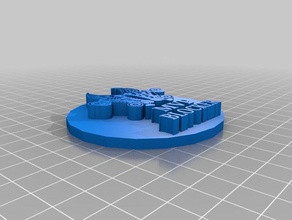 roller derby mvp bloqueador de medalha 3d impressão 3d print model - Mito3D