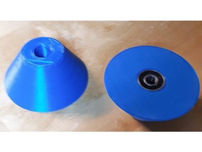 filament spool holder v2 3d printer accessories 3d print model - Mito3D