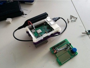 breakout pi haut vesa cas de l'électronique 3d print model - Mito3D