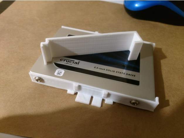 pcie 1x card hdd bracket computer 3D print model - Mito3D