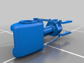 portal gun adereços 3d print model - Mito3D