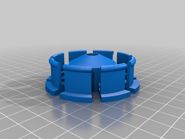 53x12mm parametric filament spool hub 608zz bearing 3d printer accessories customized 3D print model - Mito3D