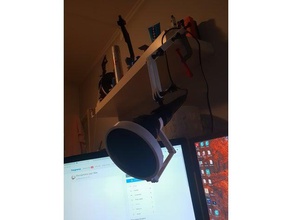 Mikrofon pop-filter audio cleen-sound diy Musik - streaming zucken Stimme 3d print model - Mito3D