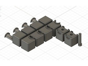 1x2x5 rubiks cube puzzles 3d printer rubix toy twisty 3d print model - Mito3D