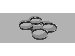 bare bones 76mm stretchx condotto hobby brushless whoop 3d print model - Mito3D