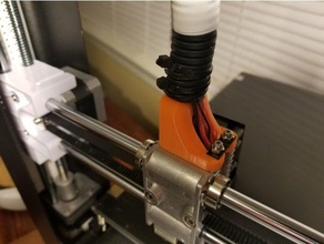 bowden tube holder a5 3d printer parts wire jgaurora jg aurora 3d print model - Mito3D