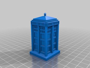tardis models doctor phone booth 3d print model - Mito3D