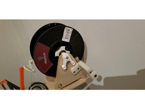 filament spool freewheel restrictor 3d printer accessories knob meltink holder 3d print model - Mito3D