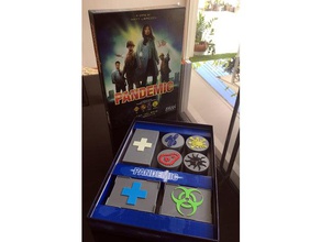 la pandemia de juego mesa, además los juguetes juegos boardgame mesa 3d print model - Mito3D