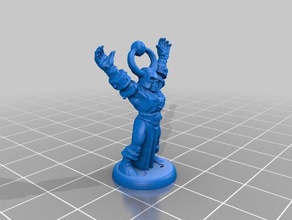 heroquest chaos mage 18mm version toys games hero quest wargaming 3d print model - Mito3D