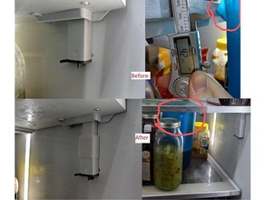 frigorifero distanziale cucina pranzo 3d print model - Mito3D